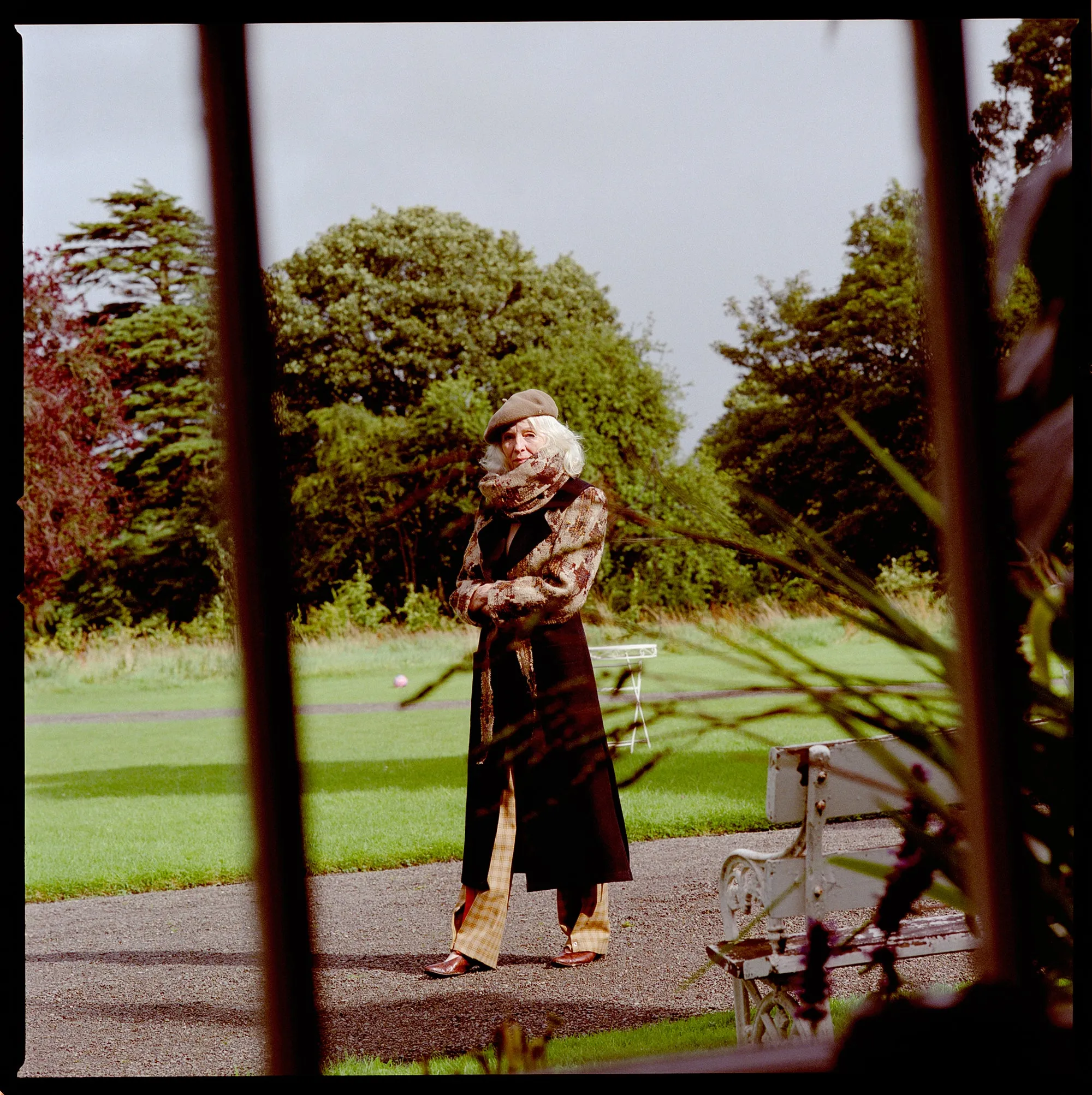 3 in 1 trench coat Magee’s Donegal artisan tweed & contrast black melton raw edge 100% wool