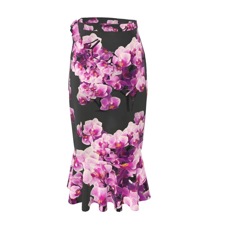 Aloha Flounce Maxi Skirt