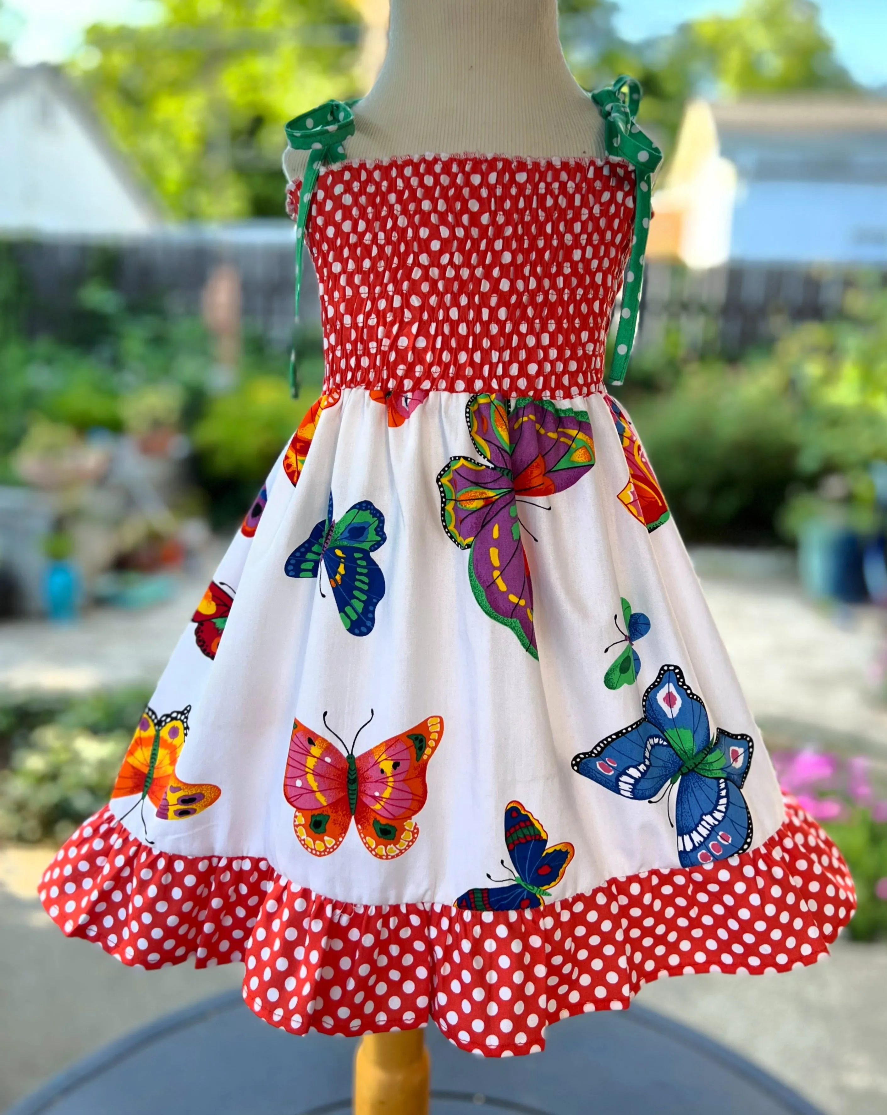 Butterfly Print Dress