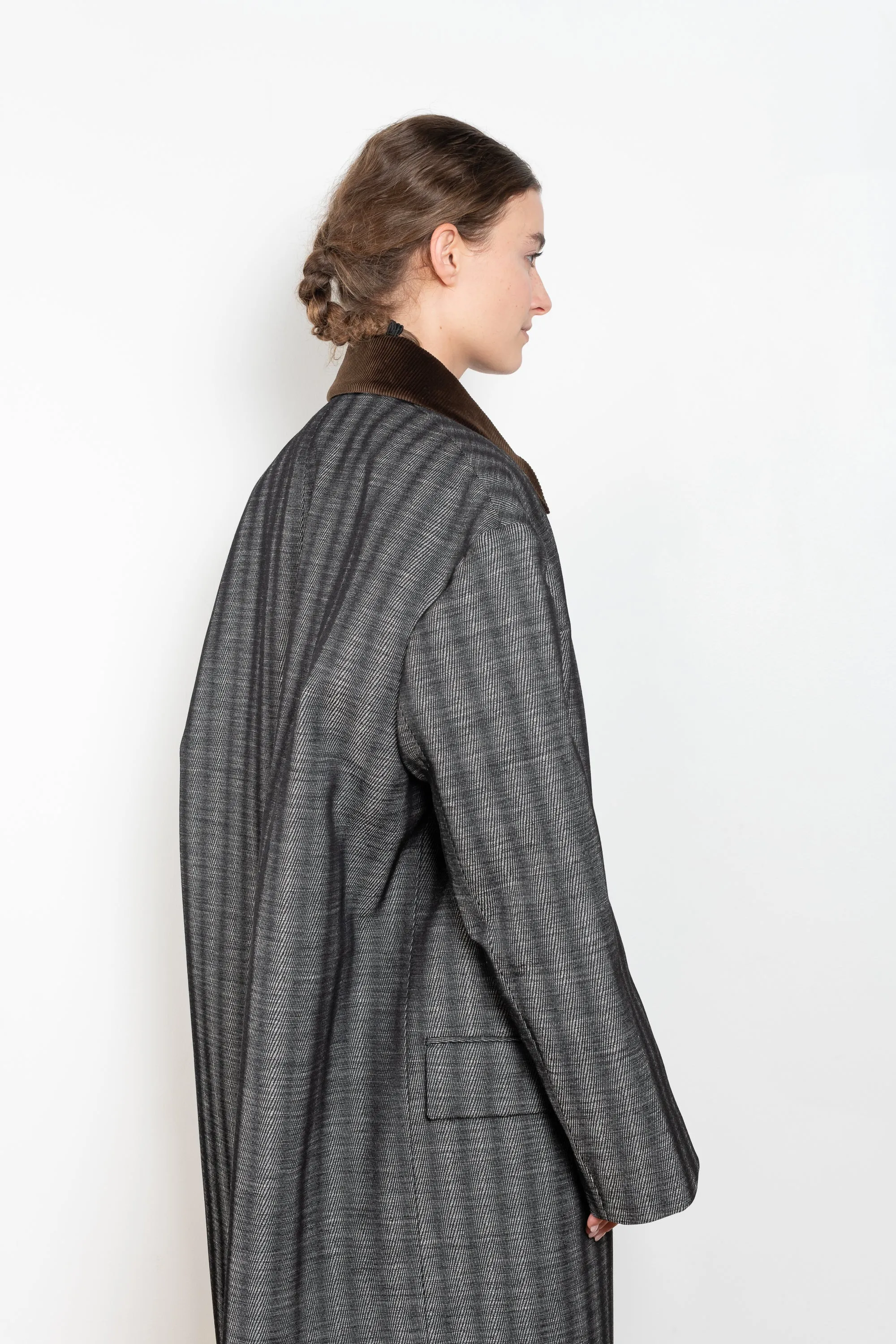 Corduroy Collar Coat