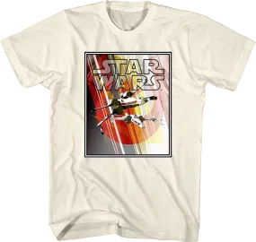 Framed X-Wing Starfighters Star Wars T-Shirt