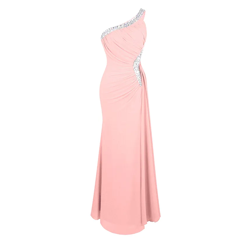 Funki Buys | Dresses | Women's Crystal Beaded Mermaid Dress