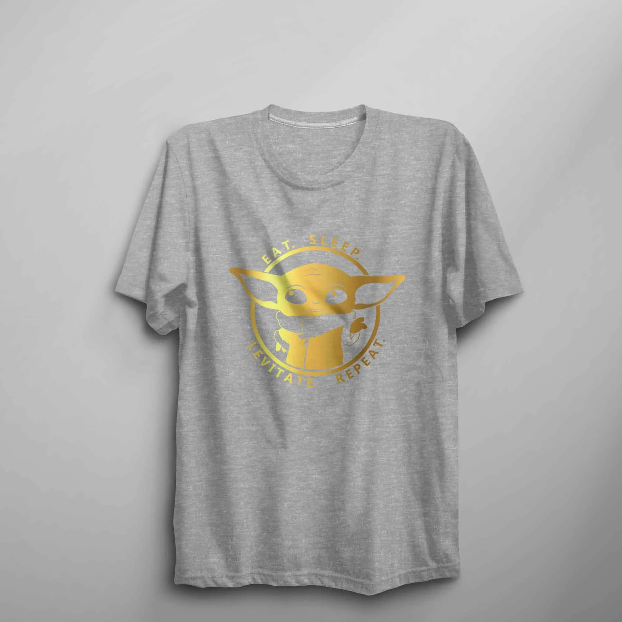 Funny Yoda T Shirt Eat Sleep Levitate Repeat