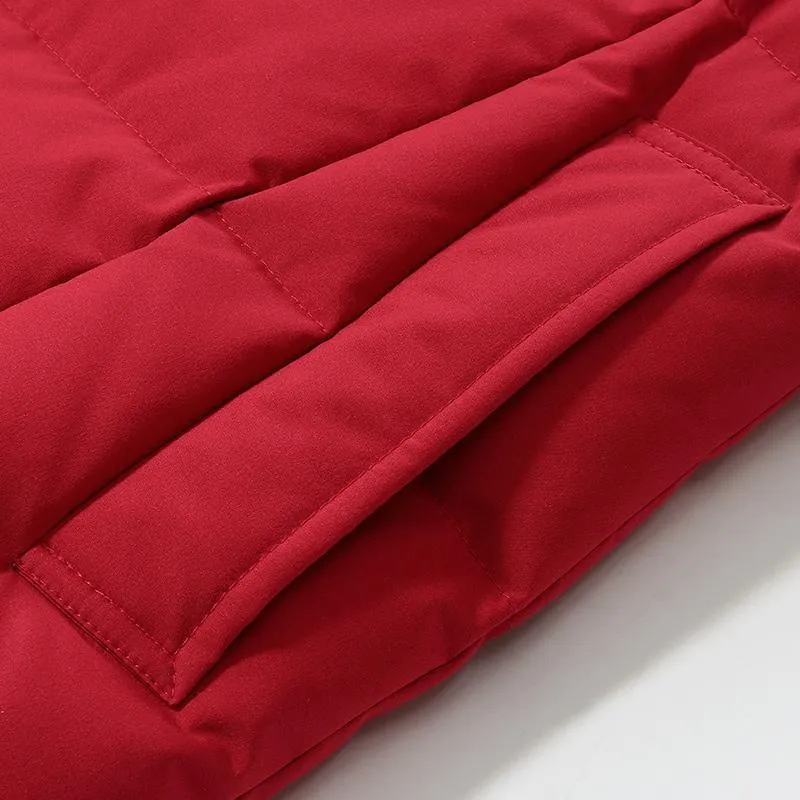 Hooded Long Goose Down Jacket