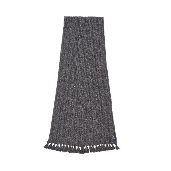 Knitted Cable Wool Linen Scarf