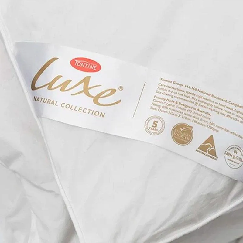 Luxe Australian Duck Feather and Down SUPER WARM Quilt by TONTINE