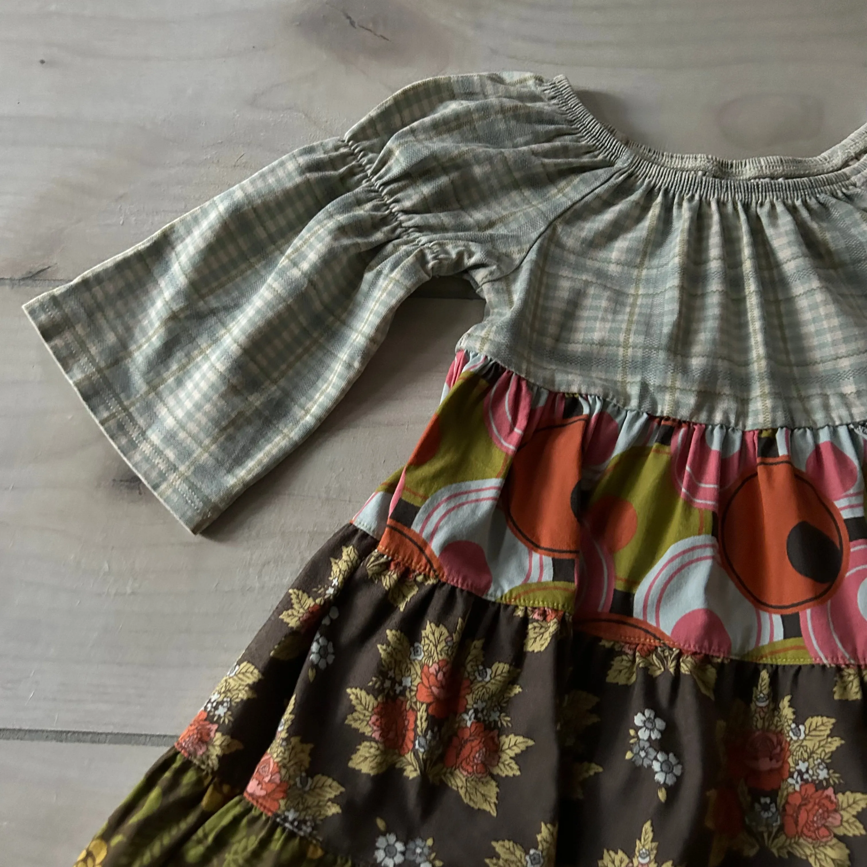 Matilda Jane Brown Floral Circle Outfit