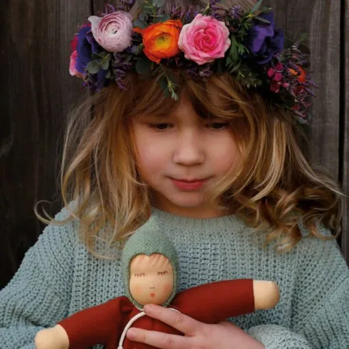 Nanchen Organic Cotton "Walnut Baby" Doll