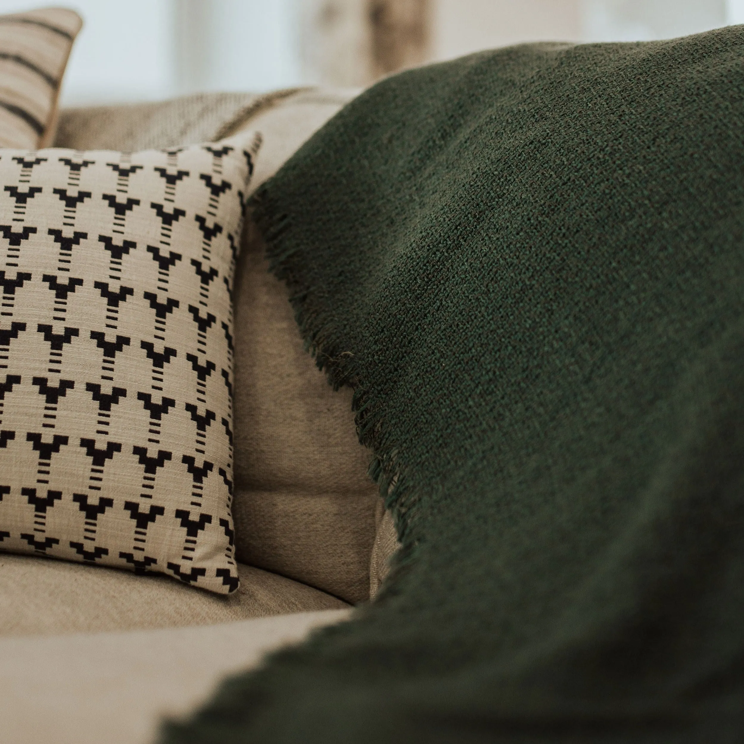 Plain Color Textured Throw Blankets 52" X 70"  1.5" FRINGE