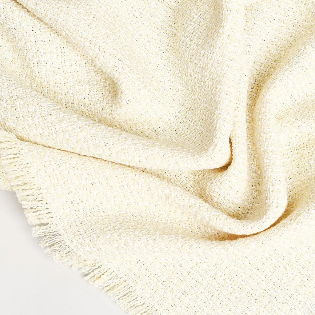 Plain Color Textured Throw Blankets 52" X 70"  1.5" FRINGE