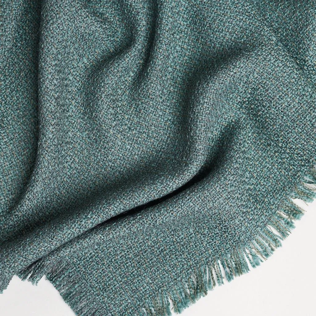 Plain Color Textured Throw Blankets 52" X 70"  1.5" FRINGE