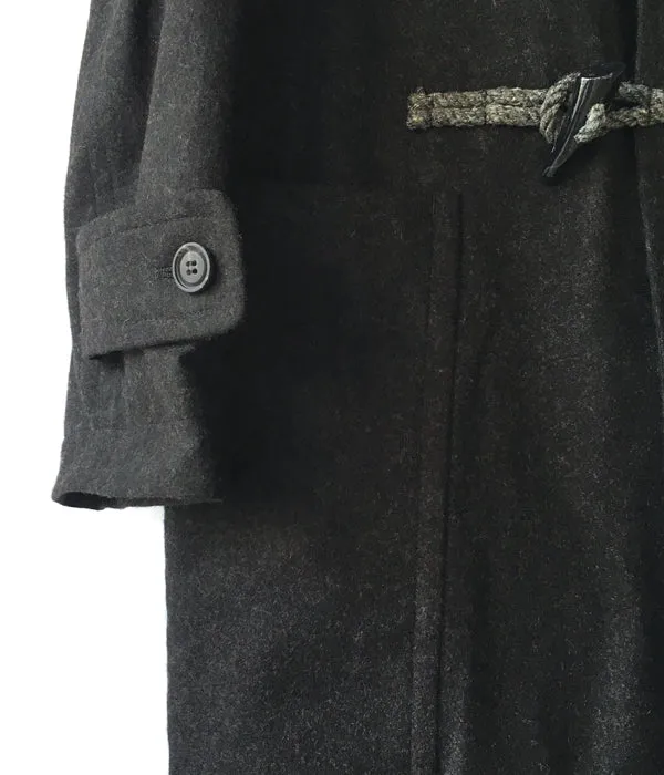 POLYPLOID/DUFFLE COAT C  (BLACK MELANGE)