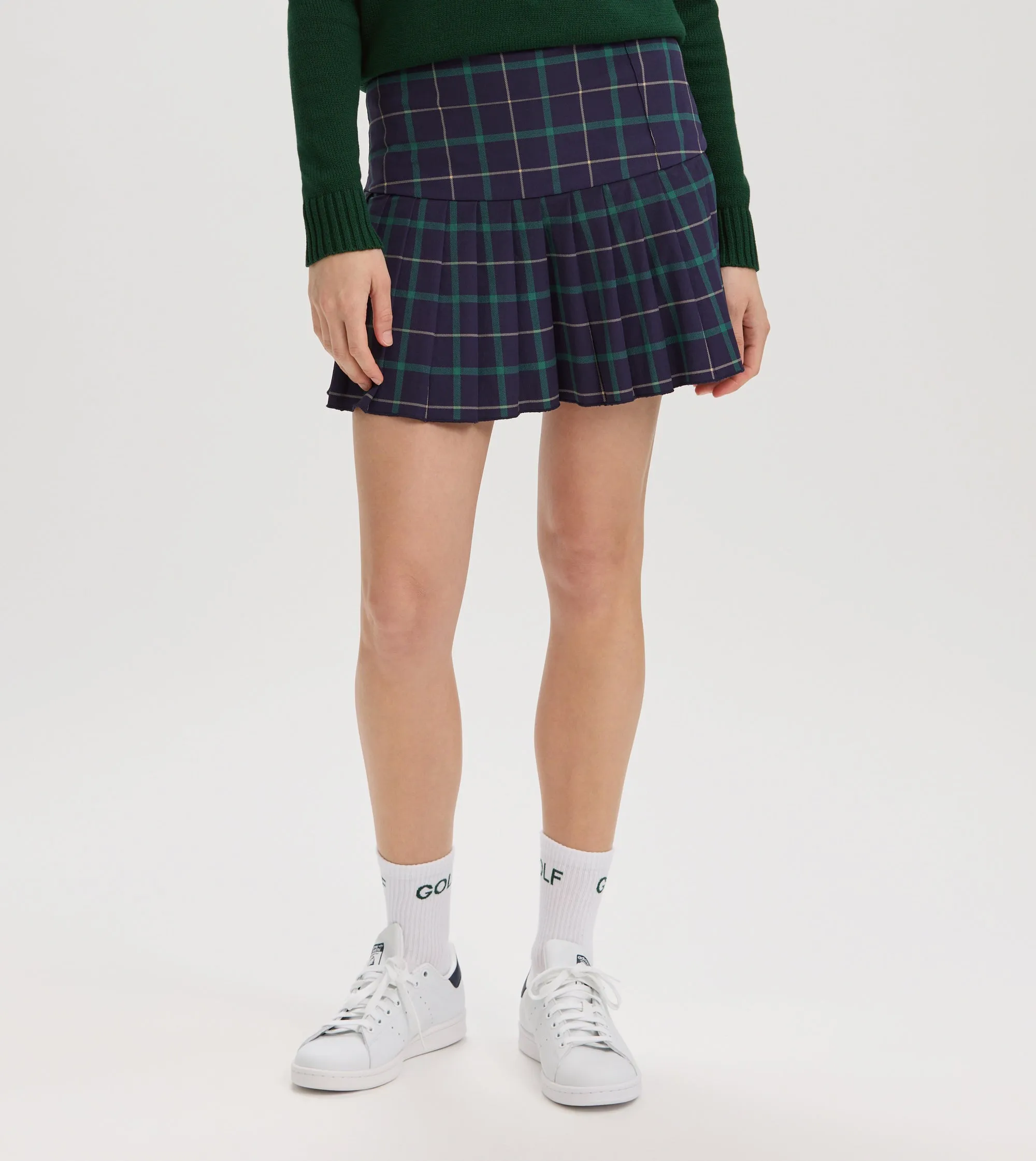 Renwick Plaid Pleated Skort