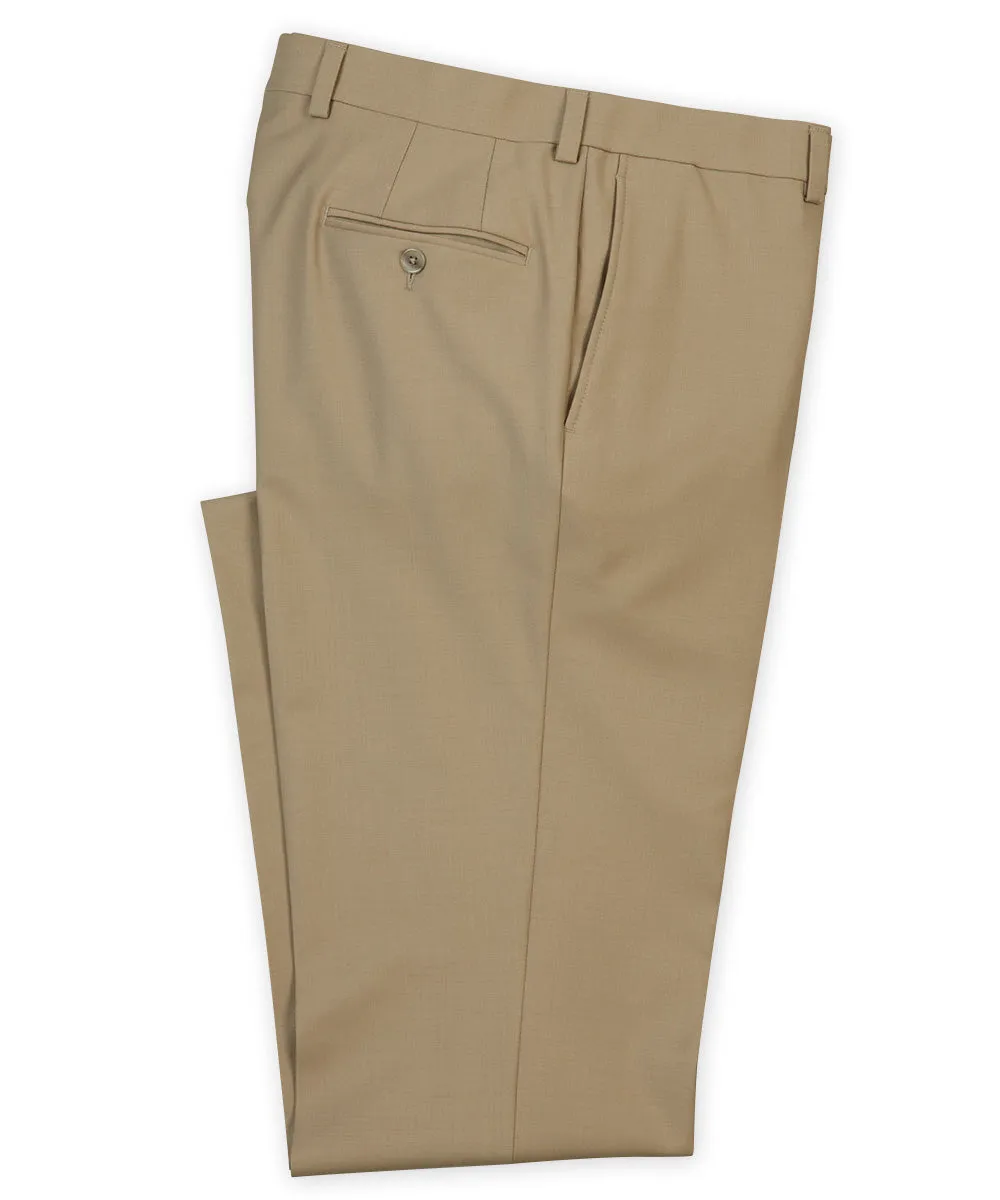 Riviera Flat Front Washable Stretch Dress Pants