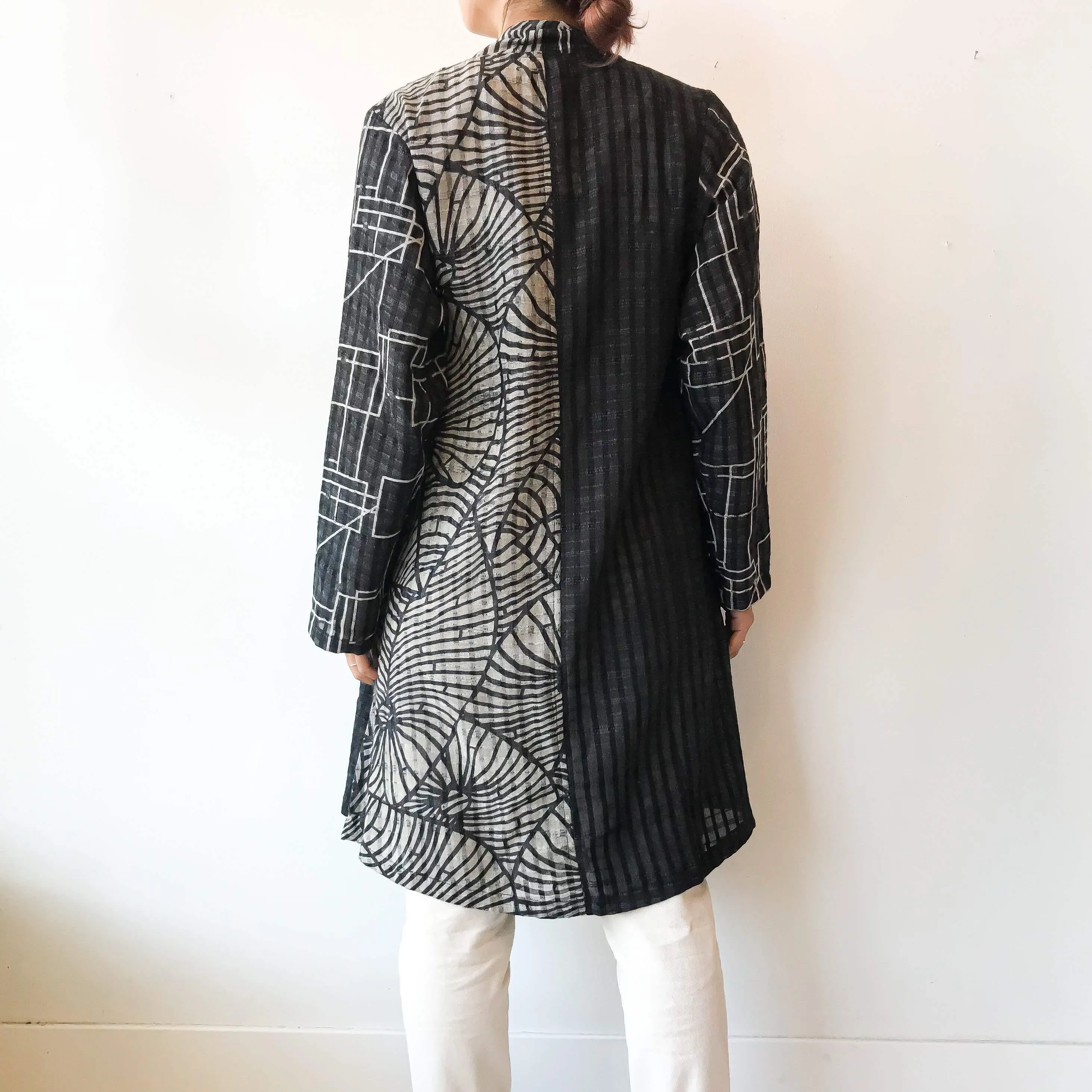 Sasaki Gallery | SSK 09A Long Haori - Geometric