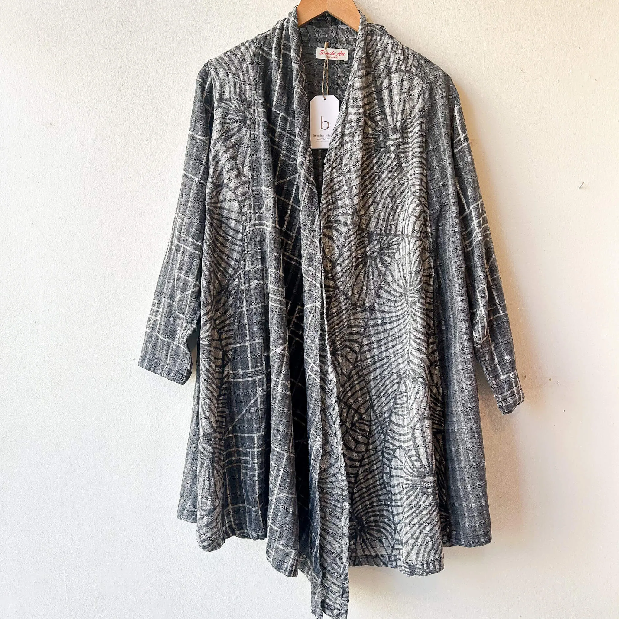 Sasaki Gallery | SSK 09A Long Haori - Geometric