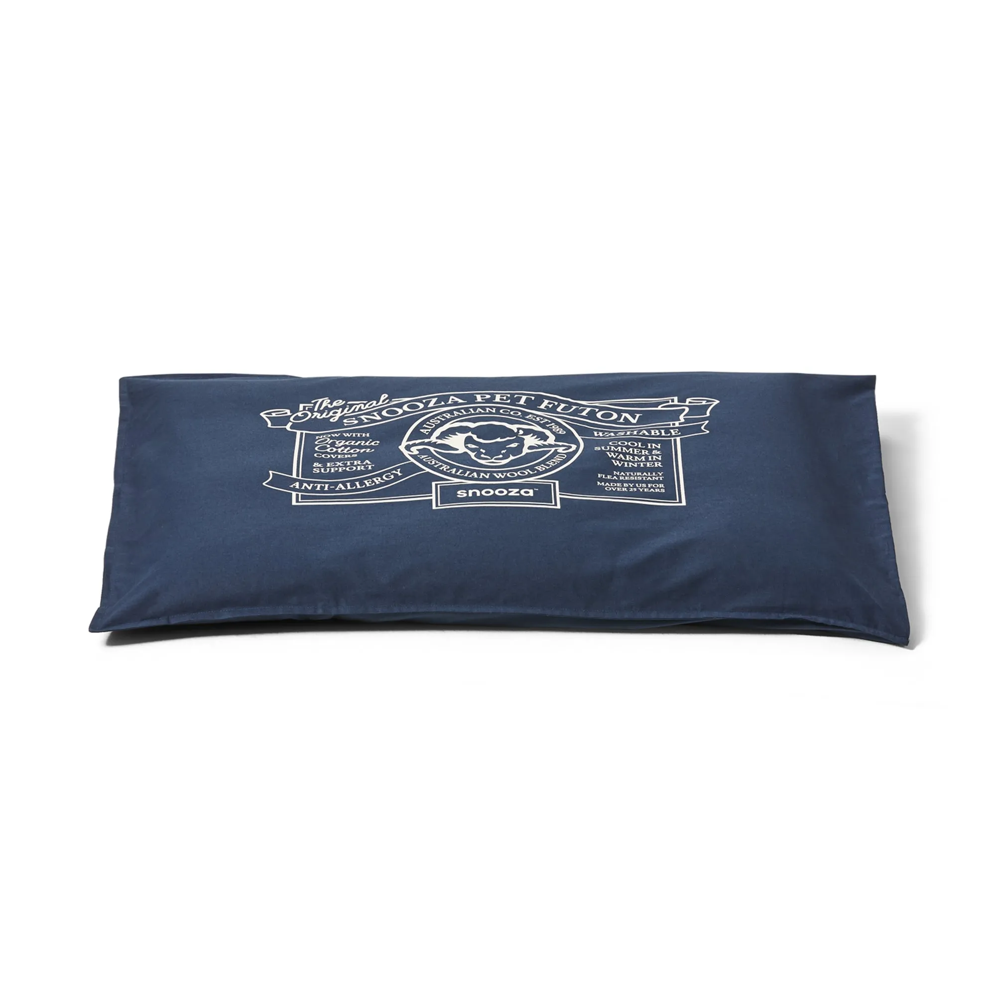Snooza Organic Pet Futon Blue