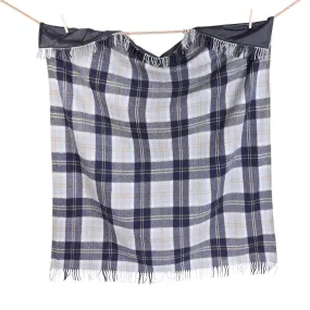 Tartan Picnic Blanket Bannockbane Silver
