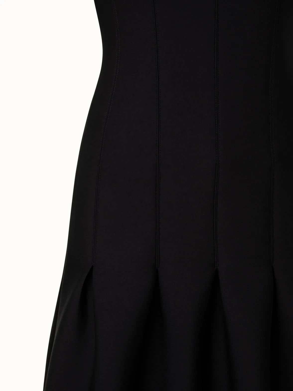 Techno Neoprene Short Dress