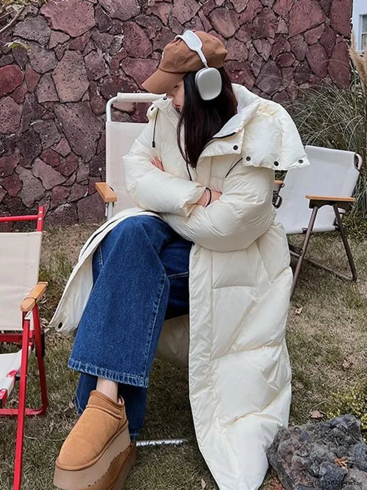 Warm Hooded Long Parka