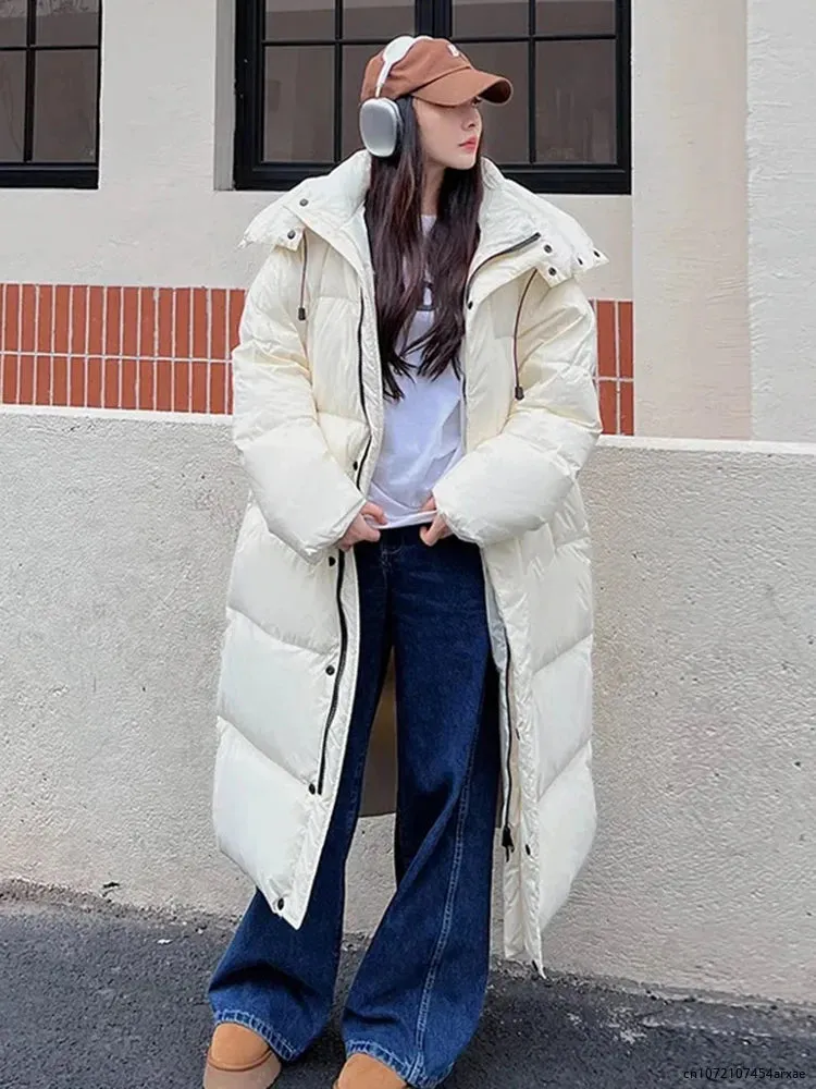 Warm Hooded Long Parka