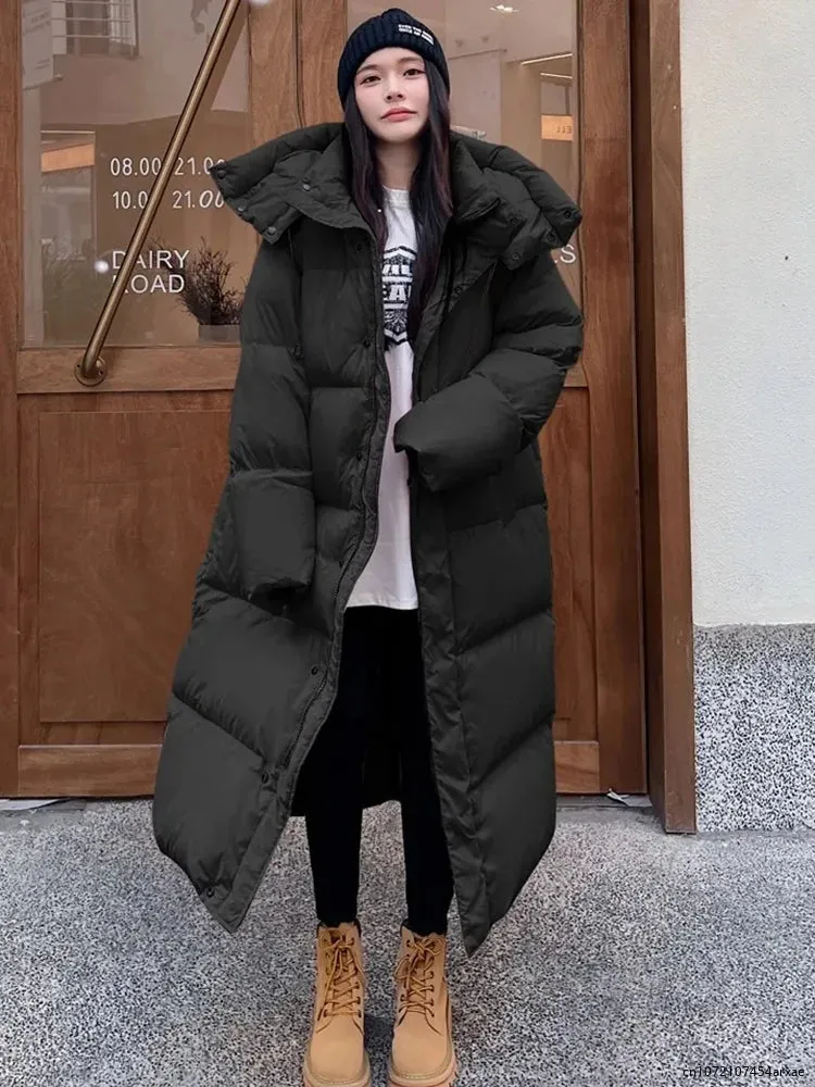 Warm Hooded Long Parka