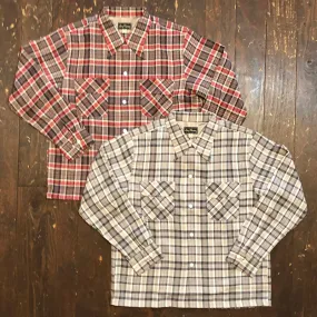 WooI Check Open Shirt